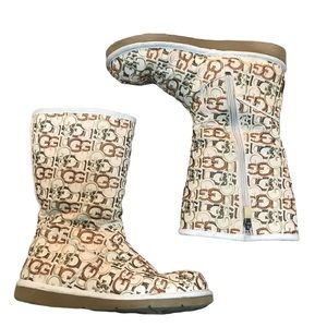 Ugg Fur Winter Boots Boots Size 7 Sheepskin Lining.